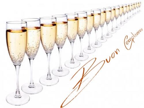 Immagini coppe champagne per auguri compleanno