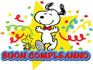 Snoopy auguri compleanno